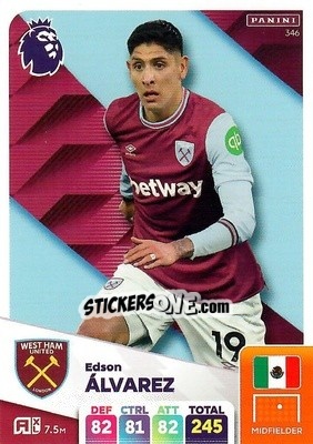 Sticker Edson Alvarez - English Premier League 2024-2025. Adrenalyn XL
 n. 346 - Panini