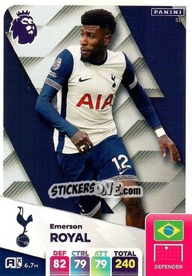 Sticker Emerson Royal - English Premier League 2024-2025. Adrenalyn XL
 n. 319 - Panini