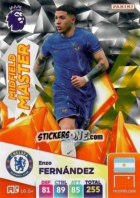 Sticker Enzo Fernández - English Premier League 2024-2025. Adrenalyn XL
 n. 399 - Panini