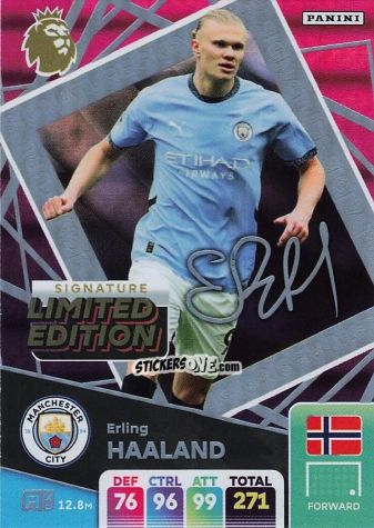 Sticker Erling Haaland - English Premier League 2024-2025. Adrenalyn XL
 n. LEPS-EH - Panini