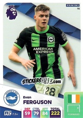 Sticker Evan Ferguson - English Premier League 2024-2025. Adrenalyn XL
 n. 98 - Panini