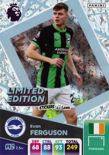 Sticker Evan Ferguson - English Premier League 2024-2025. Adrenalyn XL
 n. LE-EF - Panini