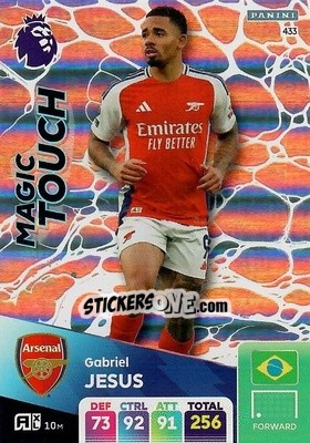 Sticker Gabriel Jesus - English Premier League 2024-2025. Adrenalyn XL
 n. 433 - Panini