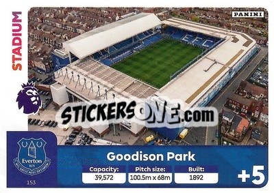 Sticker Goodison Park - English Premier League 2024-2025. Adrenalyn XL
 n. 153 - Panini