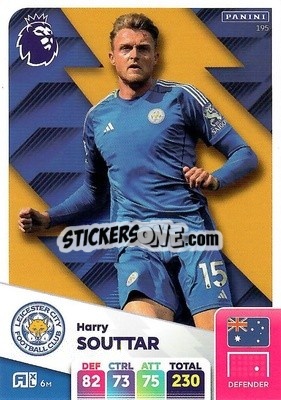 Sticker Harry Souttar - English Premier League 2024-2025. Adrenalyn XL
 n. 195 - Panini