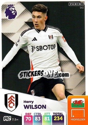 Sticker Harry Wilson - English Premier League 2024-2025. Adrenalyn XL
 n. 162 - Panini