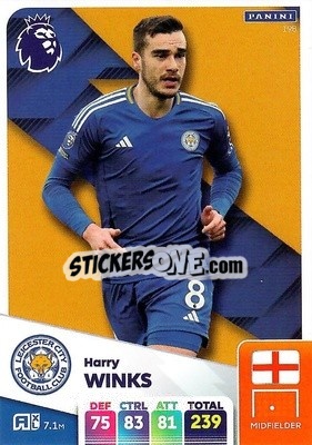 Sticker Harry Winks - English Premier League 2024-2025. Adrenalyn XL
 n. 198 - Panini