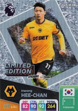 Sticker Hwang Hee Chan - English Premier League 2024-2025. Adrenalyn XL
 n. LE-HHC - Panini