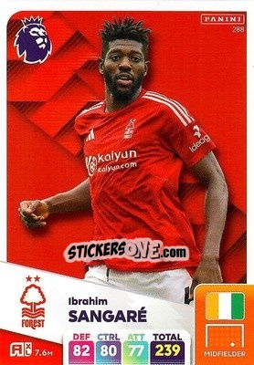 Sticker Ibrahim Sangaré - English Premier League 2024-2025. Adrenalyn XL
 n. 288 - Panini