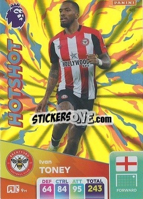 Sticker Ivan Toney - English Premier League 2024-2025. Adrenalyn XL
 n. 465 - Panini