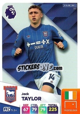 Sticker Jack Taylor - English Premier League 2024-2025. Adrenalyn XL
 n. 182 - Panini