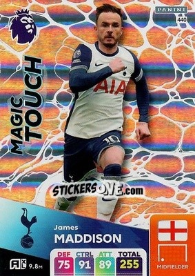 Sticker James Maddison - English Premier League 2024-2025. Adrenalyn XL
 n. 440 - Panini