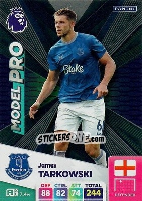 Sticker James Tarkowski - English Premier League 2024-2025. Adrenalyn XL
 n. 408 - Panini