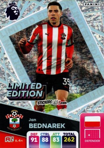 Sticker Jan Bednarek - English Premier League 2024-2025. Adrenalyn XL
 n. LE-JB - Panini