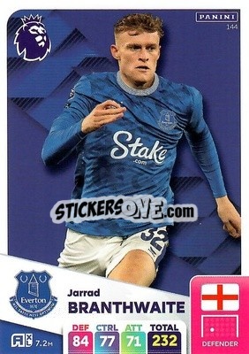 Cromo Jarrad Branthwaite - English Premier League 2024-2025. Adrenalyn XL
 n. 144 - Panini