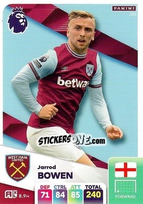 Sticker Jarrod Bowen - English Premier League 2024-2025. Adrenalyn XL
 n. 350 - Panini
