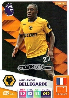 Figurina Jean-Ricner Bellegarde - English Premier League 2024-2025. Adrenalyn XL
 n. 365 - Panini