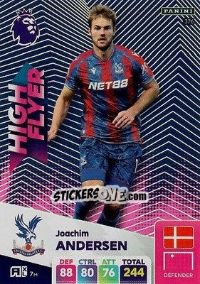 Sticker Joachim Andersen - English Premier League 2024-2025. Adrenalyn XL
 n. 376 - Panini