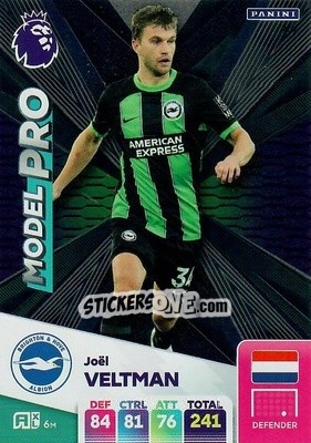 Sticker Joël Veltman - English Premier League 2024-2025. Adrenalyn XL
 n. 407 - Panini