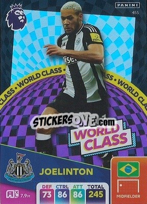 Sticker Joelinton - English Premier League 2024-2025. Adrenalyn XL
 n. 455 - Panini