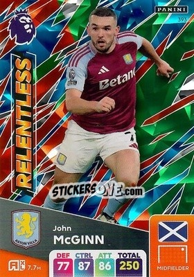 Sticker John McGinn - English Premier League 2024-2025. Adrenalyn XL
 n. 393 - Panini