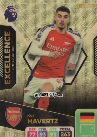 Sticker Kai Havertz - English Premier League 2024-2025. Adrenalyn XL
 n. EX5 - Panini