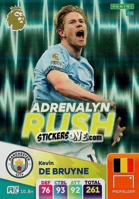 Sticker Kevin De Bruyne - English Premier League 2024-2025. Adrenalyn XL
 n. 430 - Panini