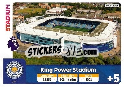 Sticker King Power Stadium - English Premier League 2024-2025. Adrenalyn XL
 n. 207 - Panini