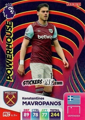 Sticker Konstantinos Mavropanos - English Premier League 2024-2025. Adrenalyn XL
 n. 392 - Panini