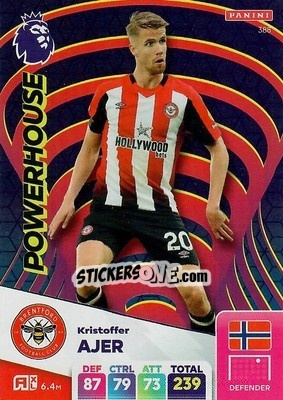 Sticker Kristoffer Ajer - English Premier League 2024-2025. Adrenalyn XL
 n. 388 - Panini