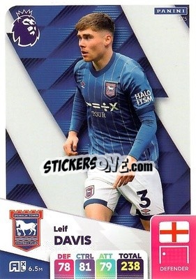 Sticker Leif Davis - English Premier League 2024-2025. Adrenalyn XL
 n. 175 - Panini