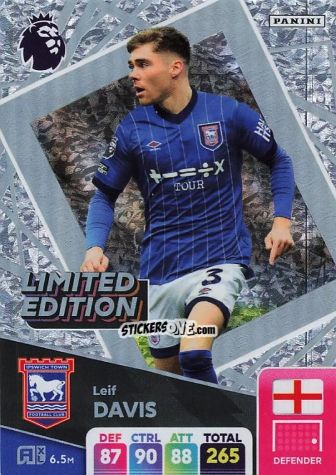 Cromo Leif Davis - English Premier League 2024-2025. Adrenalyn XL
 n. LE-LD - Panini