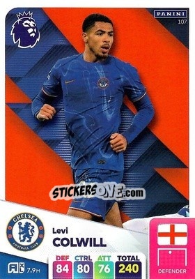 Sticker Levi Colwill - English Premier League 2024-2025. Adrenalyn XL
 n. 107 - Panini