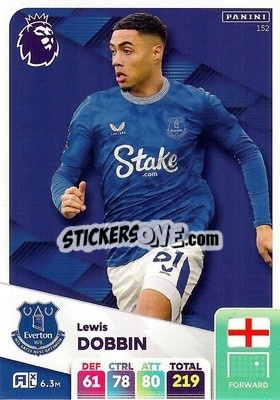 Sticker Lewis Dobbin - English Premier League 2024-2025. Adrenalyn XL
 n. 152 - Panini