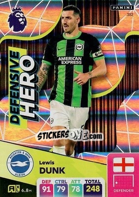 Sticker Lewis Dunk - English Premier League 2024-2025. Adrenalyn XL
 n. 382 - Panini
