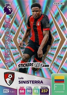 Sticker Luis Sinisterra - English Premier League 2024-2025. Adrenalyn XL
 n. 415 - Panini