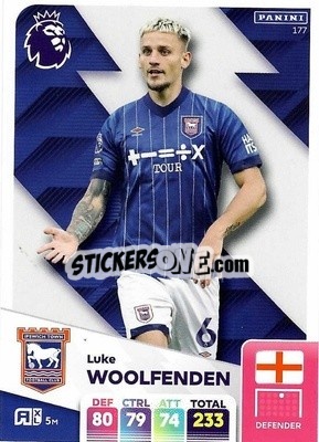 Sticker Luke Woolfenden - English Premier League 2024-2025. Adrenalyn XL
 n. 177 - Panini