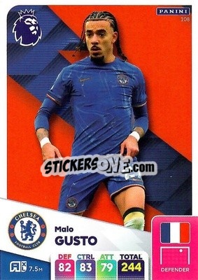 Sticker Malo Gusto - English Premier League 2024-2025. Adrenalyn XL
 n. 108 - Panini