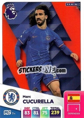 Sticker Marc Cucurella - English Premier League 2024-2025. Adrenalyn XL
 n. 103 - Panini