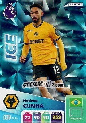 Sticker Matheus Cunha - English Premier League 2024-2025. Adrenalyn XL
 n. 450 - Panini