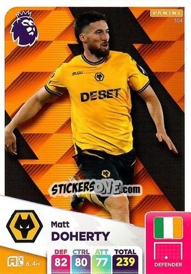 Sticker Matt Doherty - English Premier League 2024-2025. Adrenalyn XL
 n. 354 - Panini