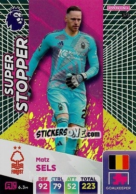 Sticker Matz Sels - English Premier League 2024-2025. Adrenalyn XL
 n. 373 - Panini