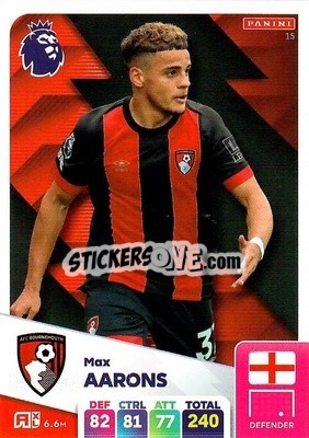 Sticker Max Aarons - English Premier League 2024-2025. Adrenalyn XL
 n. 15 - Panini