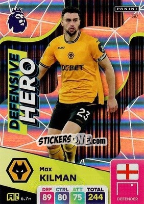Sticker Maximilian Kilman - English Premier League 2024-2025. Adrenalyn XL
 n. 387 - Panini
