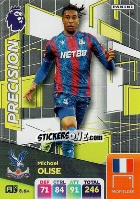 Sticker Michael Olise - English Premier League 2024-2025. Adrenalyn XL
 n. 424 - Panini