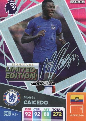 Sticker Moises Caicedo - English Premier League 2024-2025. Adrenalyn XL
 n. LEPS-MC - Panini