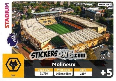Sticker Molineux Stadium - English Premier League 2024-2025. Adrenalyn XL
 n. 369 - Panini