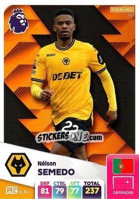 Sticker Nélson Semedo - English Premier League 2024-2025. Adrenalyn XL
 n. 357 - Panini