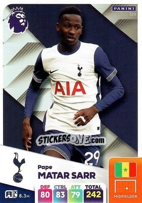 Sticker Pape Matar Sarr - English Premier League 2024-2025. Adrenalyn XL
 n. 328 - Panini