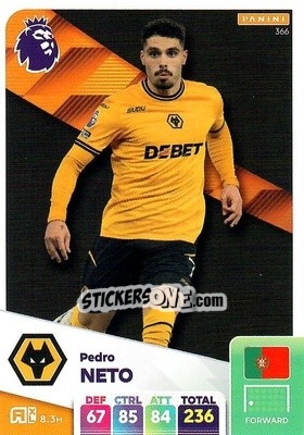 Sticker Pedro Neto - English Premier League 2024-2025. Adrenalyn XL
 n. 366 - Panini